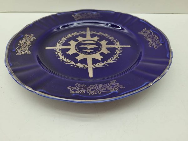 PLATO DECORADO AZUL - Imagen 3