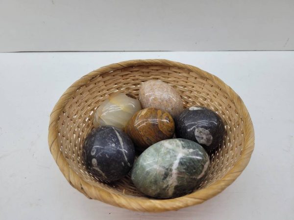 JUEGO DE HUEVOS DE MÁRMOL