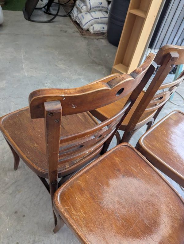 4 SILLAS DE MADERA - Imagen 7