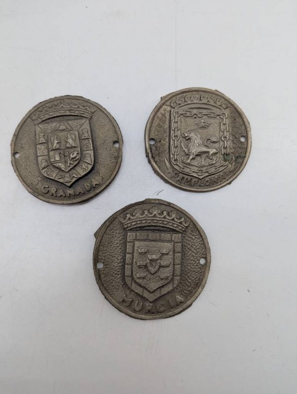 MEDALLAS DE GRANADA, MURCIA Y PAMPLONA