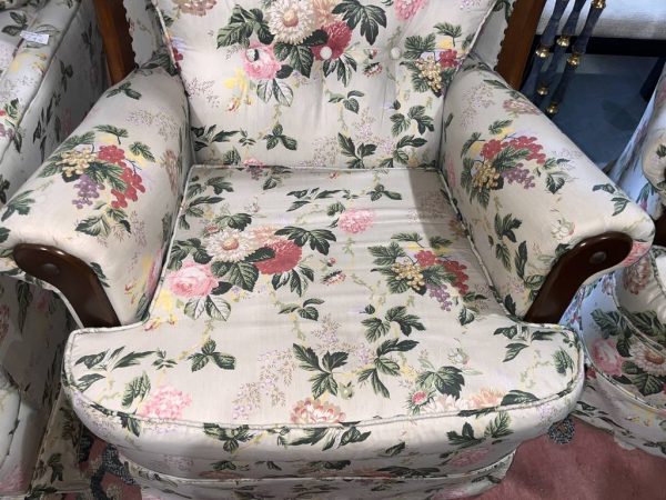 SOFÁ Y 2 SILLONES ESTAMPADOS - Imagen 9