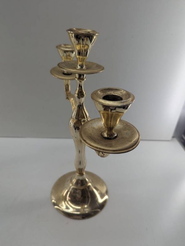 2 CANDELABROS DORADOS - Imagen 4