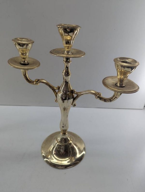 2 CANDELABROS DORADOS - Imagen 5