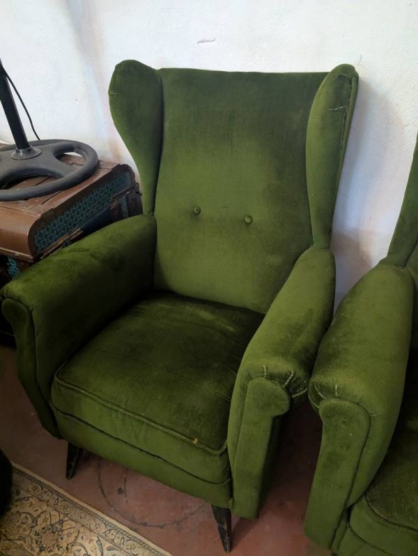 2 BUTACAS OREJERAS VERDES - Imagen 3