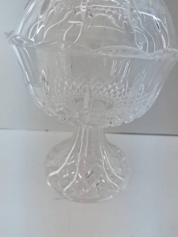 BOMBONERA DE CRISTAL TALLADO - Imagen 3