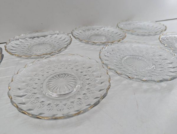 7 PLATOS DE CRISTAL TALLADO - Imagen 4