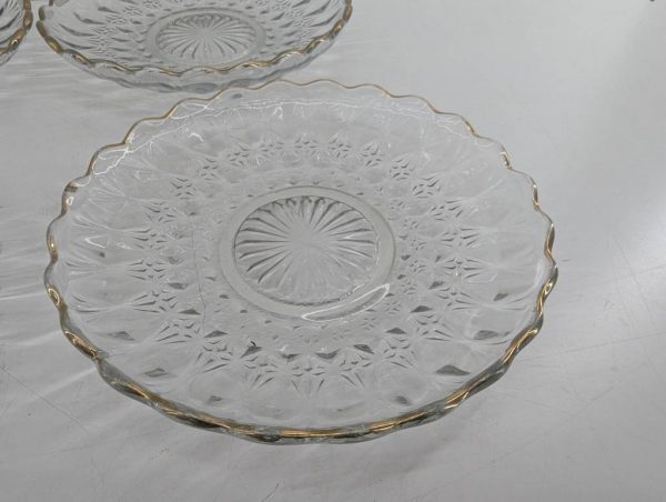 7 PLATOS DE CRISTAL TALLADO - Imagen 5