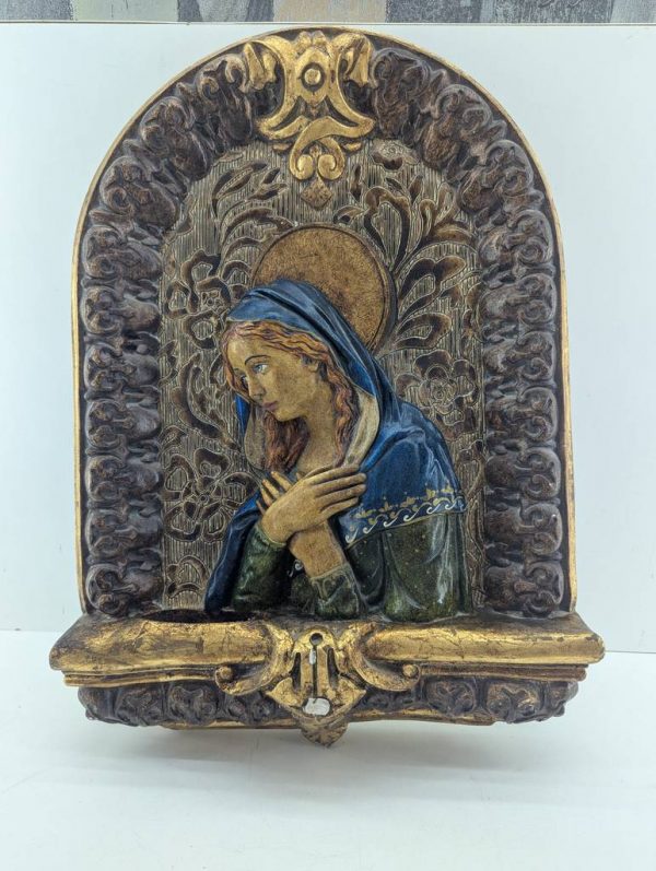 RETABLO DE ESCAYOLA DE LA VIRGEN - Imagen 2