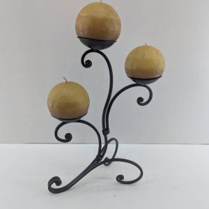 CANDELABRO CON 3 VELAS