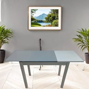 MESA DE COCINA GRIS