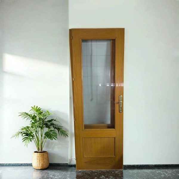 PUERTA CON CRISTAL