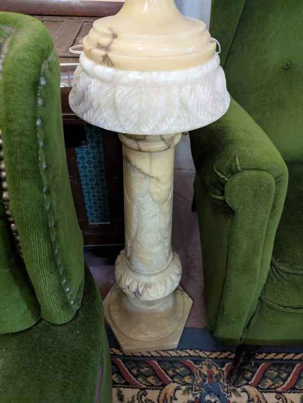COLUMNA CON JARRÓN DE ALABASTRO - Imagen 4