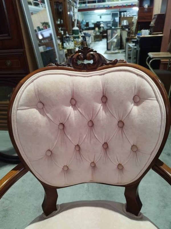 SILLA ISABELINA ROSA - Imagen 4