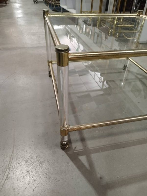 MESA DE CENTRO DORADA - Imagen 5