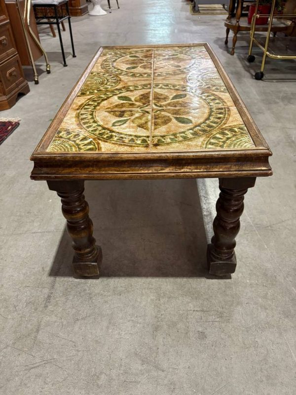 MESA DE CENTRO CON AZULEJO - Imagen 3