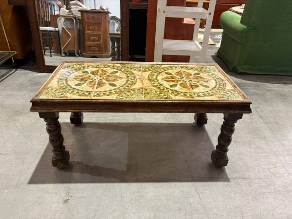 MESA DE CENTRO CON AZULEJO - Imagen 2