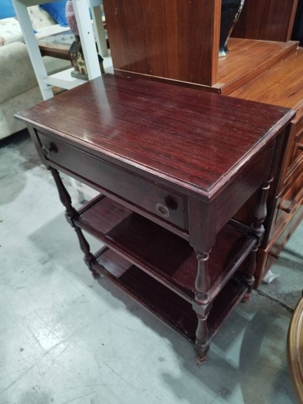 MESA AUXILIAR CAOBA - Imagen 3