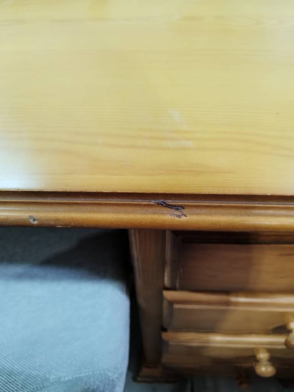 ESCRITORIO DE MADERA DE PINO - Imagen 6
