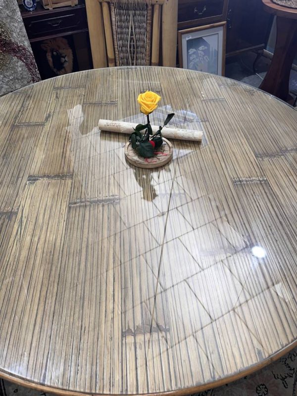 MESA Y 4 SILLAS DE BAMBÚ - Imagen 5