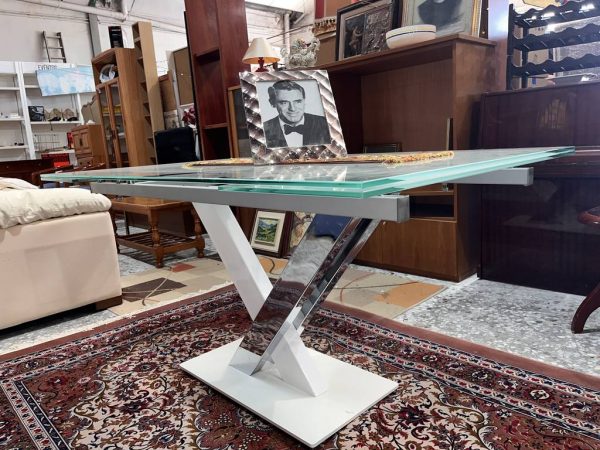 MESA DE CRISTAL EXTENSIBLE - Imagen 3