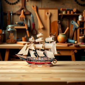MAQUETA BARCO BERGANTÍN