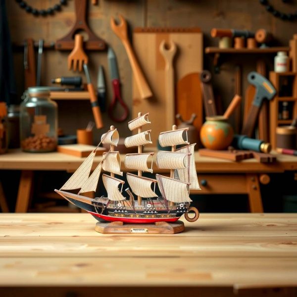 MAQUETA BARCO BERGANTÍN