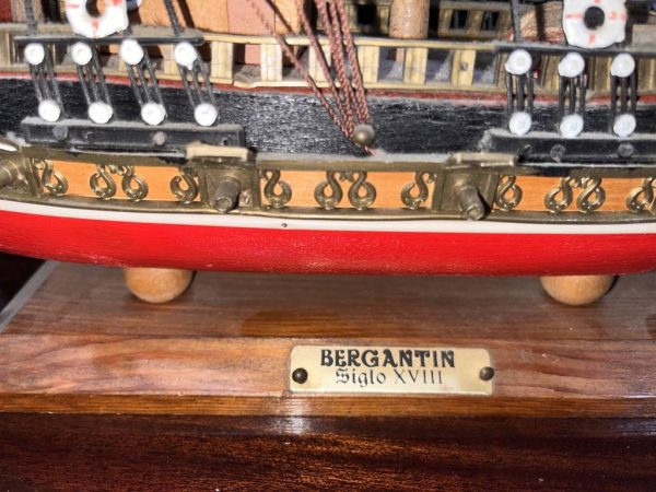 MAQUETA BARCO BERGANTÍN - Imagen 7