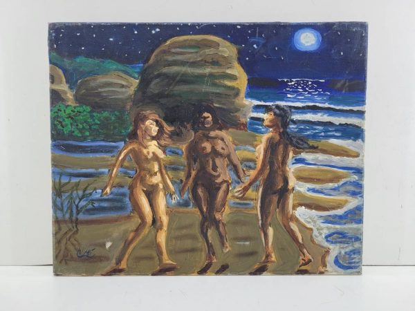 LIENZO "LAS NINFAS NOCTURNAS"