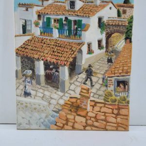 LIENZO "RINCONES DEL PUEBLO"