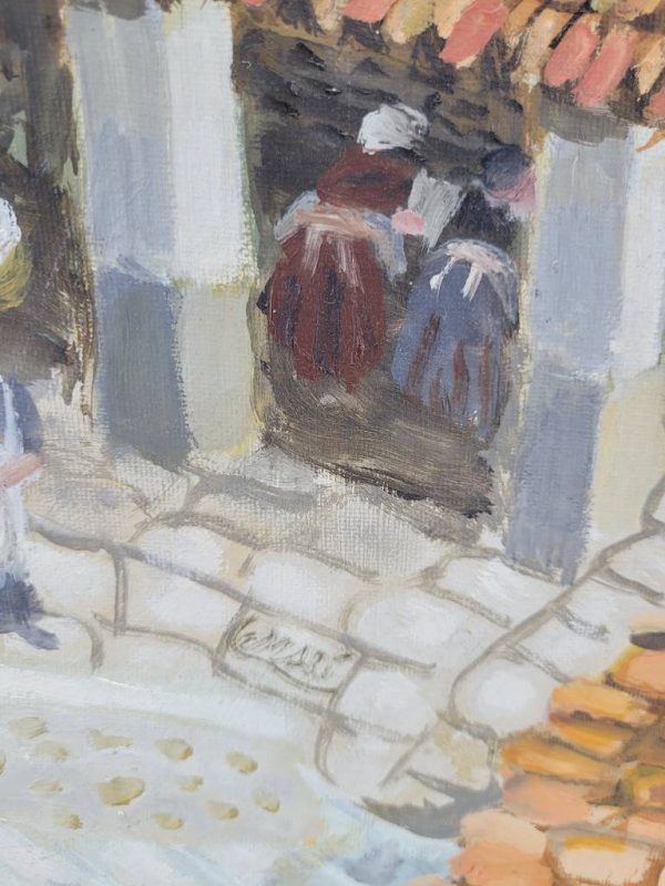 LIENZO "RINCONES DEL PUEBLO" - Imagen 3