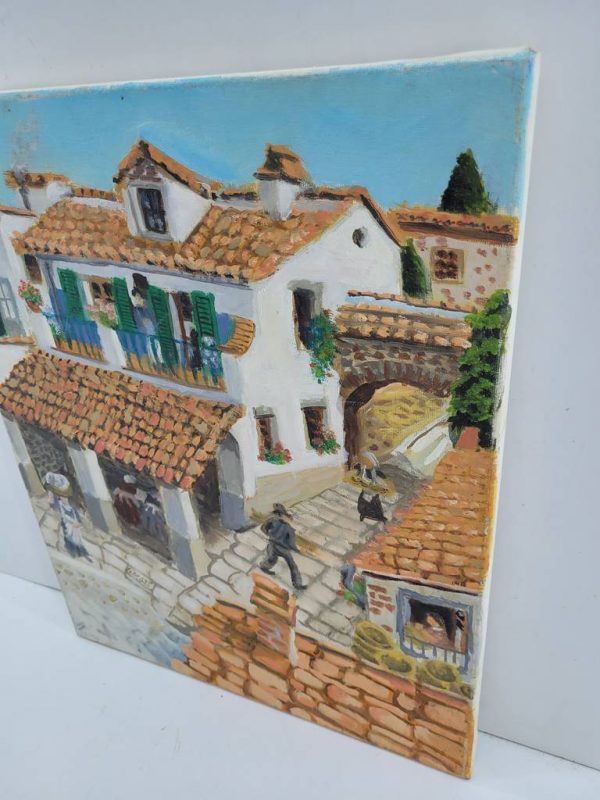 LIENZO "RINCONES DEL PUEBLO" - Imagen 4