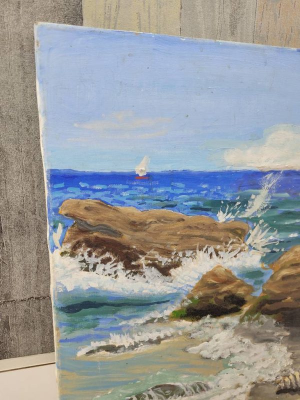 LIENZO "CONCHAS EN LA ORILLA" - Imagen 2