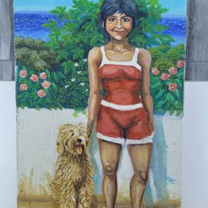 LIENZO "AMISTAD JUNTO AL MAR"