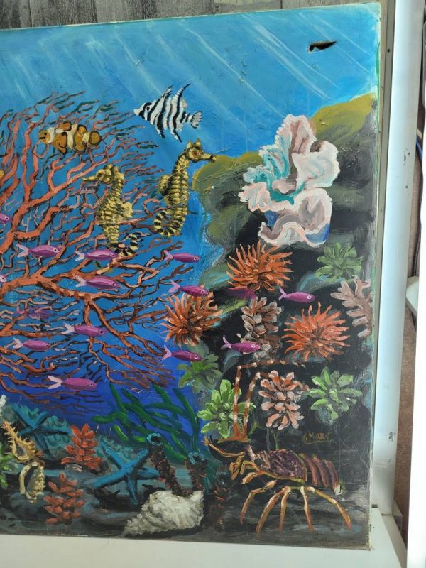 LIENZO "JARDÍN DE CORAL" - Imagen 4