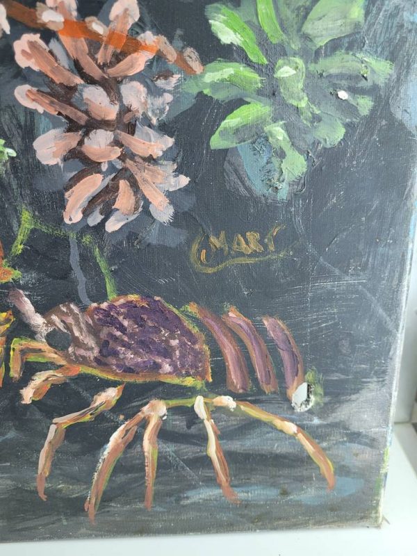 LIENZO "JARDÍN DE CORAL" - Imagen 5