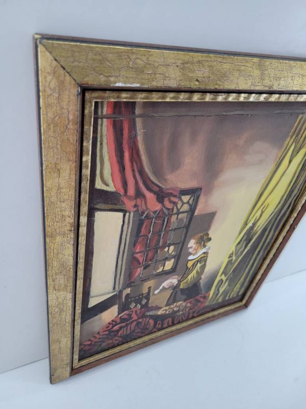 LIENZO "LA MUJER EN LA VENTANA" - Imagen 2