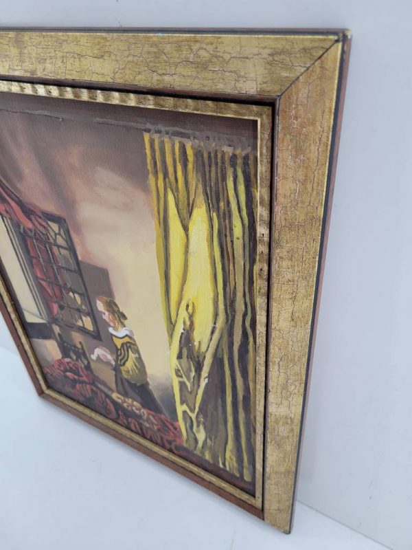 LIENZO "LA MUJER EN LA VENTANA" - Imagen 3