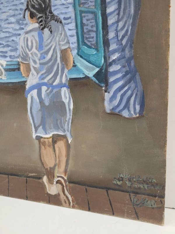 LIENZO "SUEÑOS JUNTO A LA VENTANA" - Imagen 4