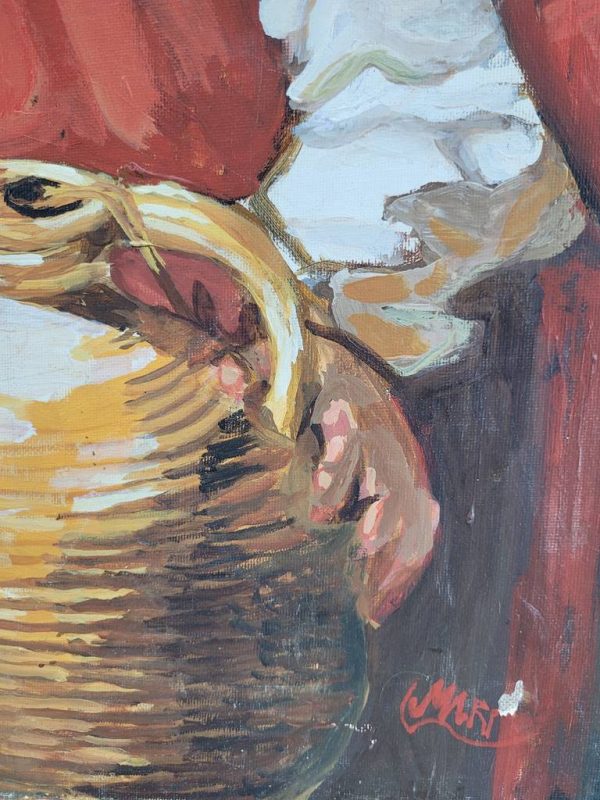 LIENZO "LA TERTULIA DEL VINO" - Imagen 3