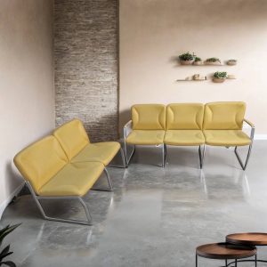 CONJUNTO DE 3 Y 2 SILLONES DE SALA DE ESPERA