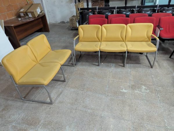 CONJUNTO DE 3 Y 2 SILLONES DE SALA DE ESPERA - Imagen 2
