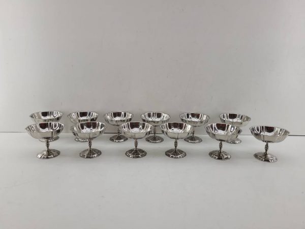 12 COPAS DE ACERO INOXIDABLE - Imagen 4