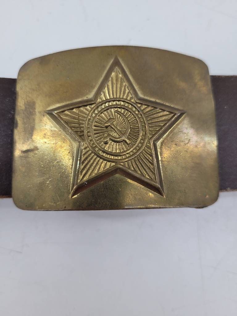 CINTURÓN MILITAR ANTIGUO - Imagen 3