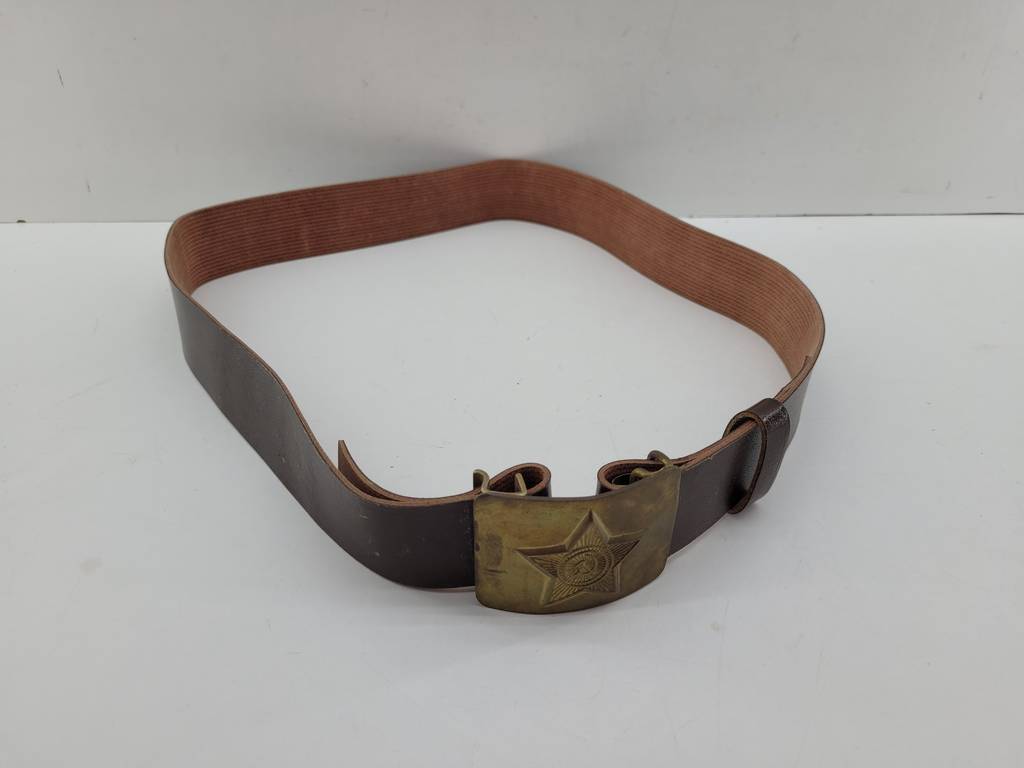 CINTURÓN MILITAR ANTIGUO - Imagen 2