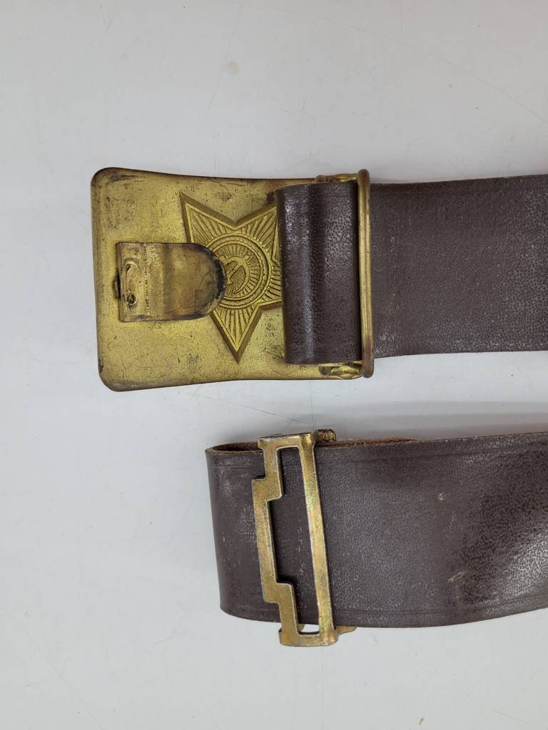 CINTURÓN MILITAR ANTIGUO - Imagen 4