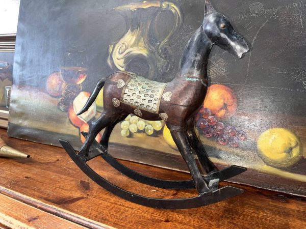 CABALLITO DE MADERA Y FORJA - Imagen 3