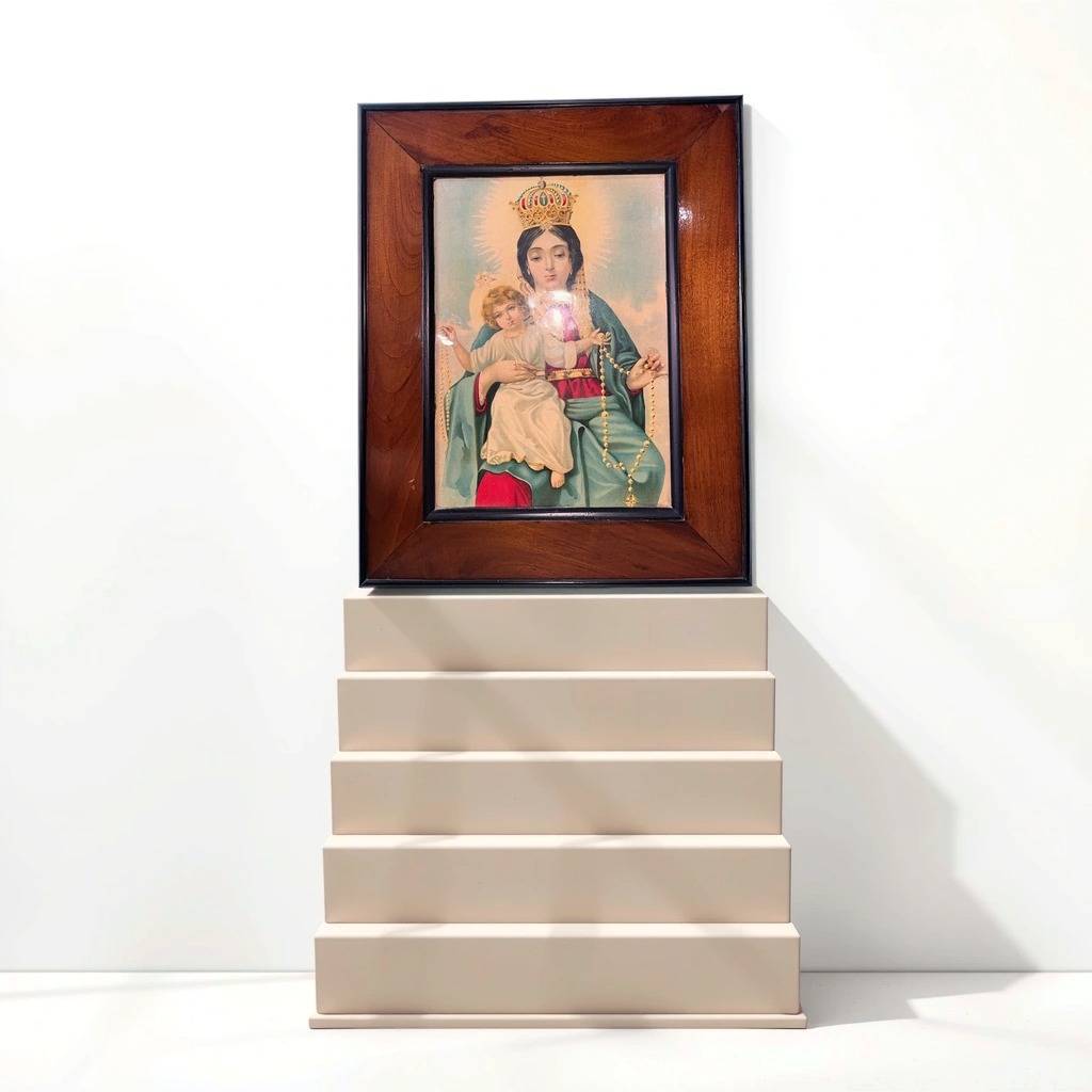 MARCO ANTIGUO CON LÁMINA