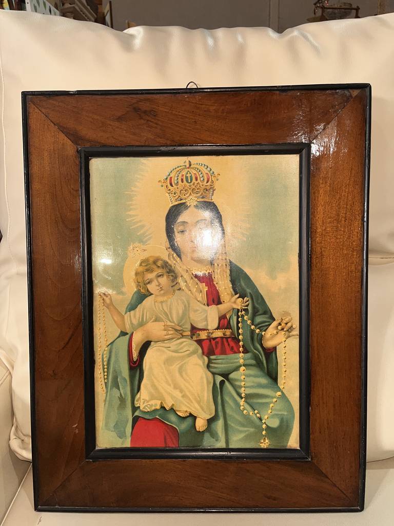 MARCO ANTIGUO CON LÁMINA - Imagen 3