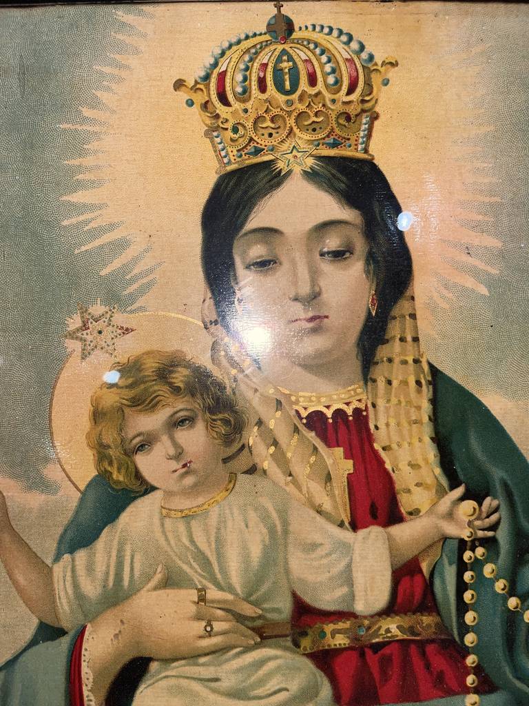 MARCO ANTIGUO CON LÁMINA - Imagen 5