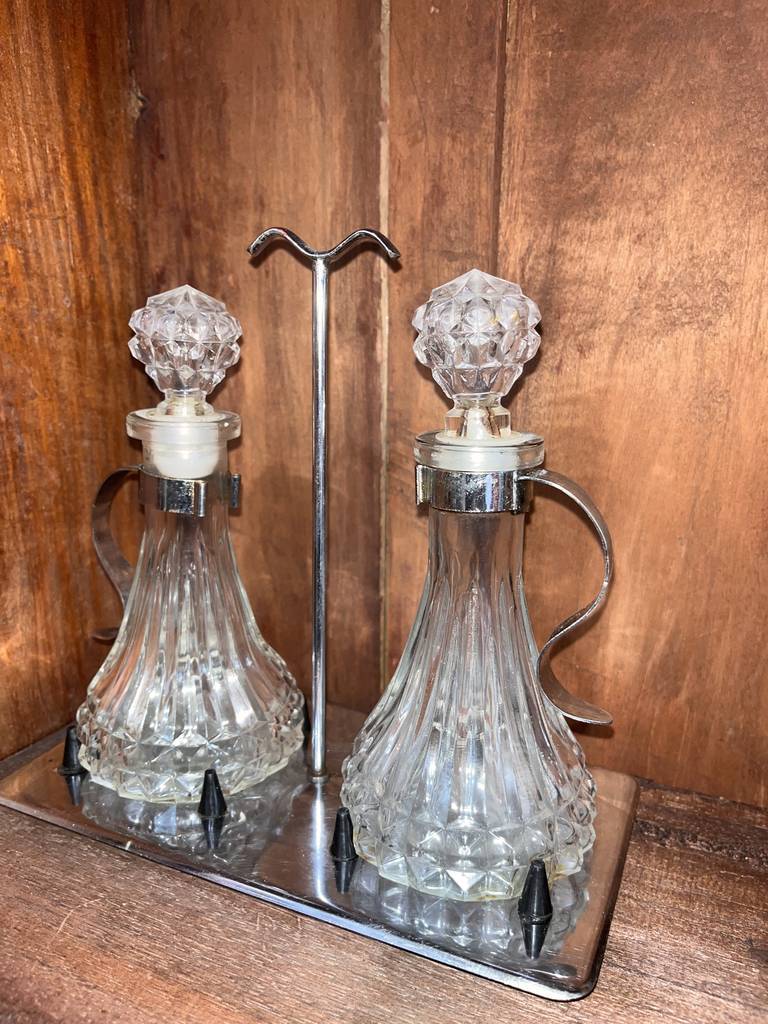 2 ACEITERAS DE CRISTAL - Imagen 2